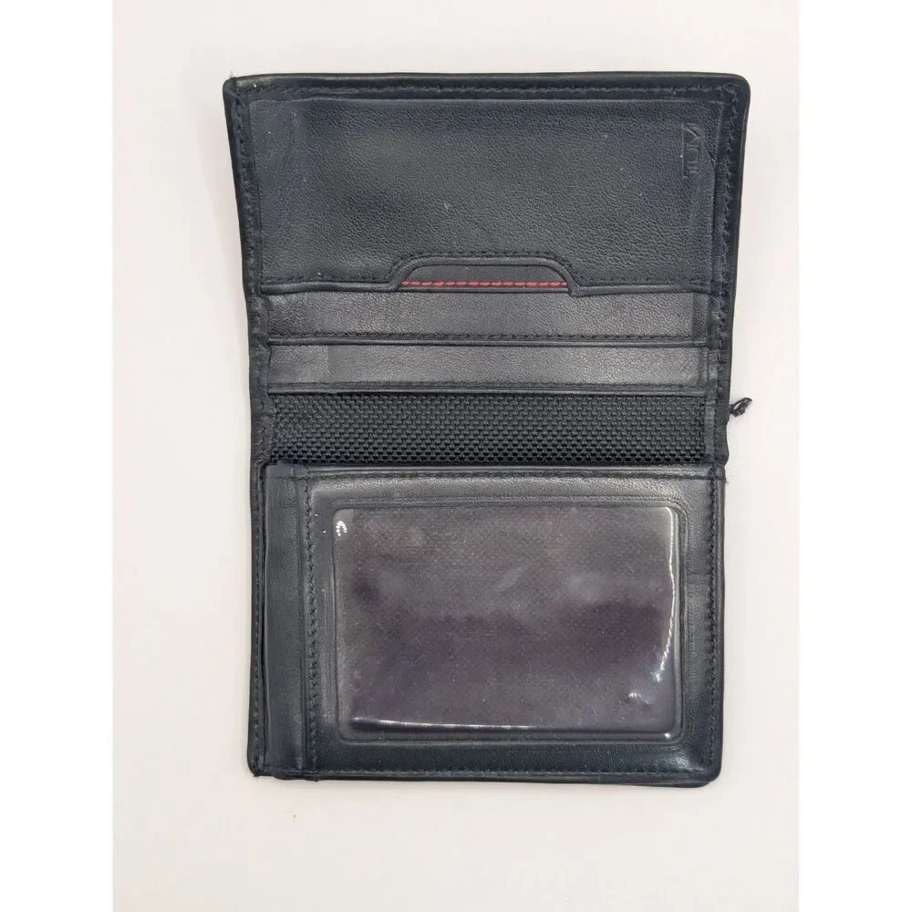 Tumi Delta L Fold Leather Wallet w/ ID Window